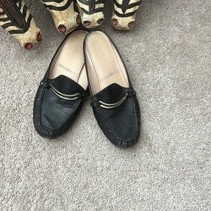 Black Flat Mules